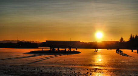 iceland sunset