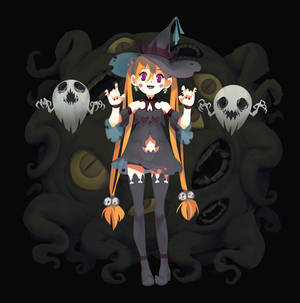 Spooky witch