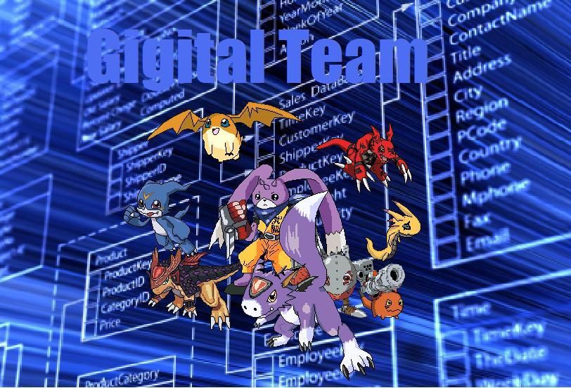 NEW Digimon Team'Gigital Team'