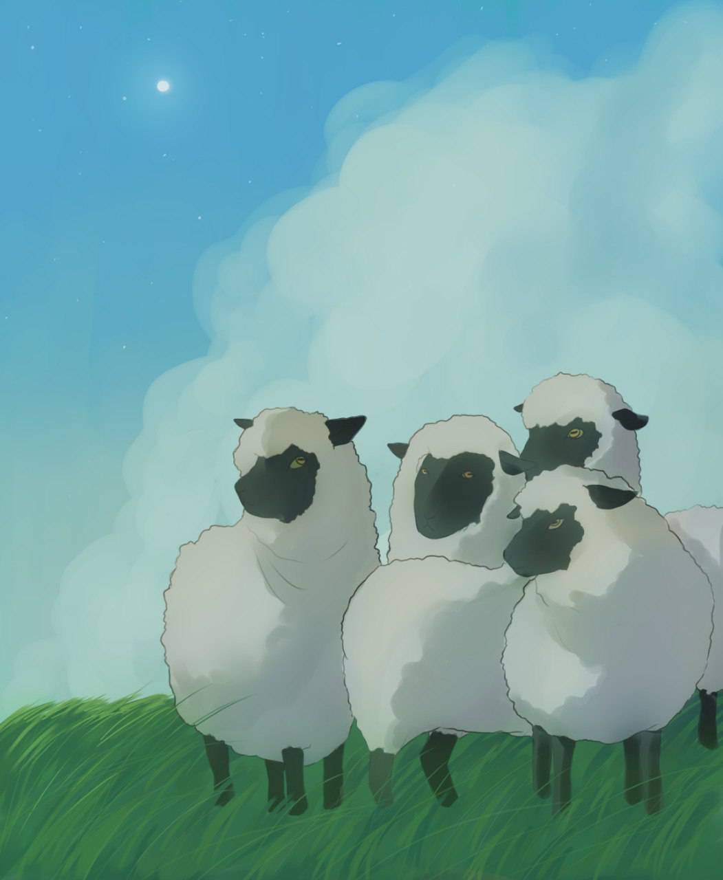 Deviantart Carousel Sheep grazing sheep by Katarriinaw on DeviantArt