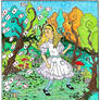 Alice running from Wonderland