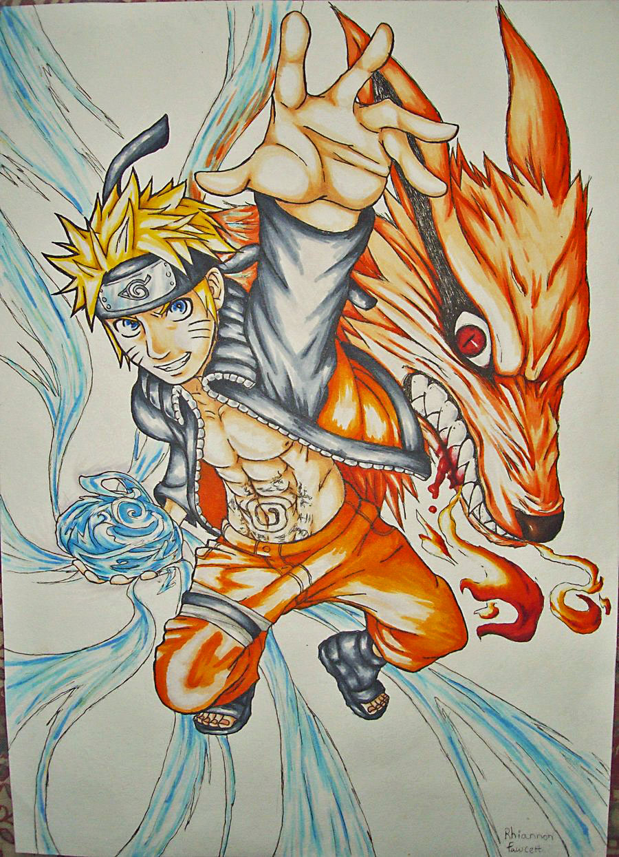 Naruto drawing colored by RicardoPaulo on DeviantArt