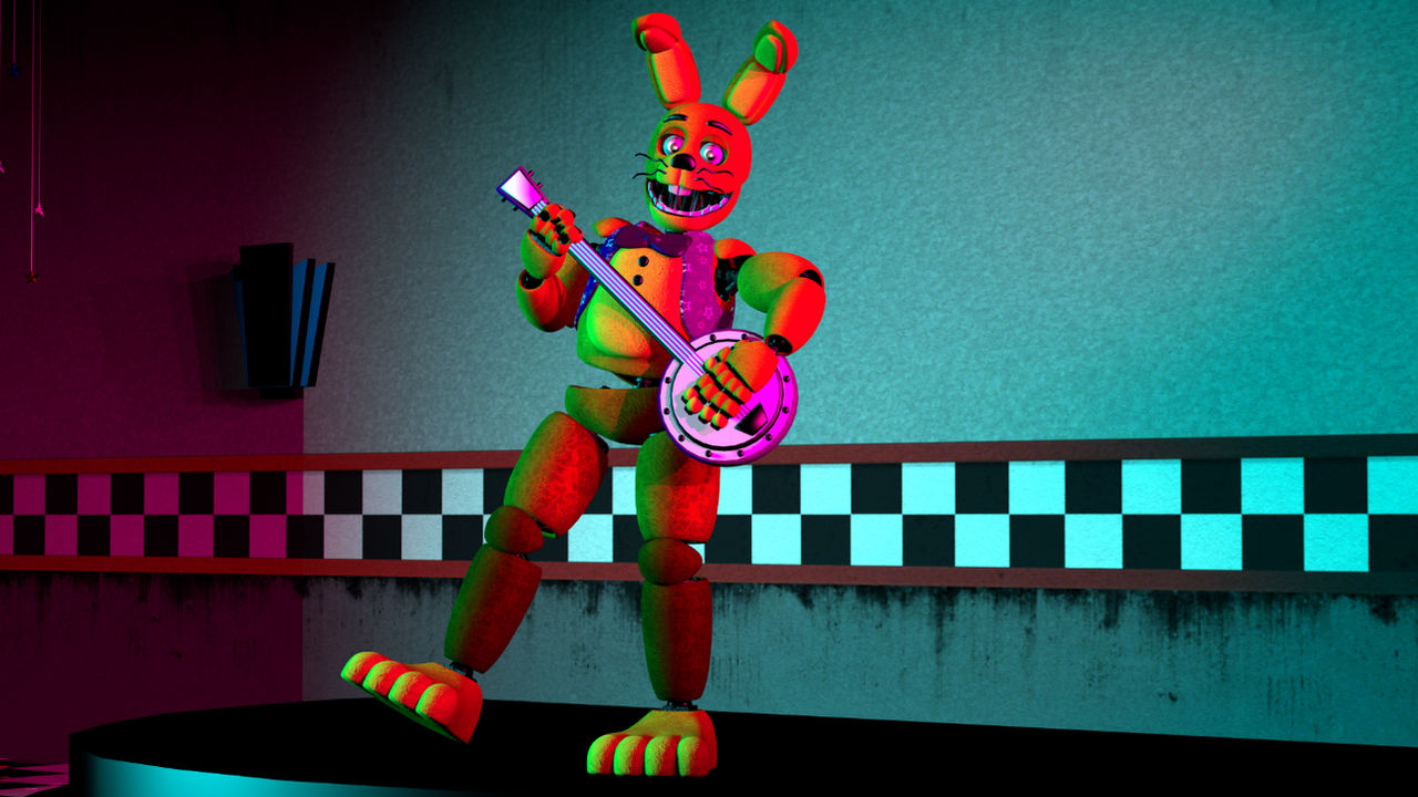 Spring Bonnie poster by WonkyWonders on DeviantArt