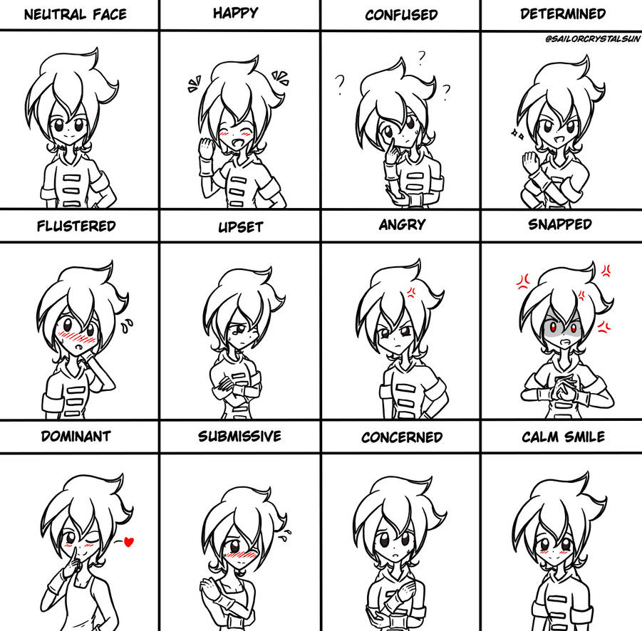 Player Emtions Chart Cricket Emotions Chart by SailorCrystalSun on DeviantArt