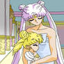 Queen Serenity and Princess Serenity