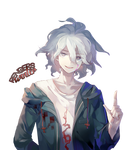 Transparent - Nagito Komaeda by Aumyuu on DeviantArt