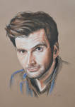 David Tennant full portrait 'Heforshe' by Andromaque78