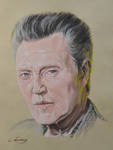 Christopher Walken Portrait by Andromaque78