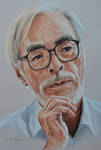 Hayao Miyazaki by Andromaque78