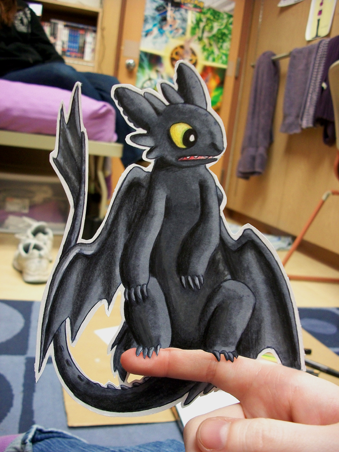 Paper Toothless by pettyartist on DeviantArt