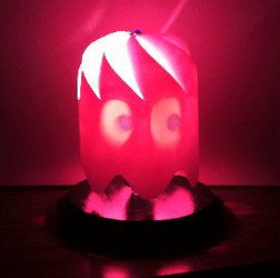 'Blinky' Pac-Man Turning Lamp