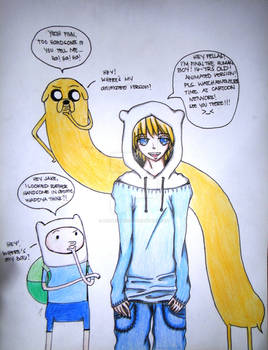 anime... finn the human boy!