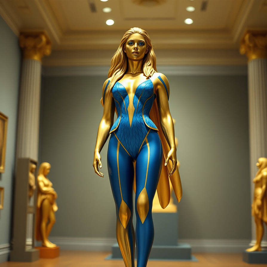 Bluebeard Statue Bluebird as a golden statue by Jeff1963f on DeviantArt