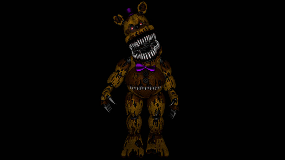 Nightmare Fredbear (Full body) by AsherTheWolf15 on DeviantArt