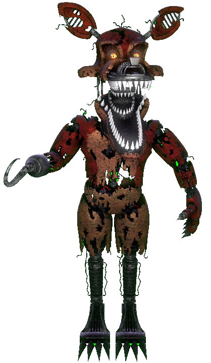 Nightmare Foxy Fnaf by IsaSaldareli on DeviantArt