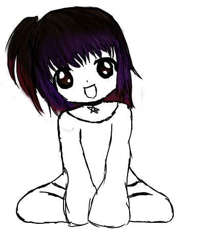 kawaii anime girl para colorear by pau-milkgore on DeviantArt
