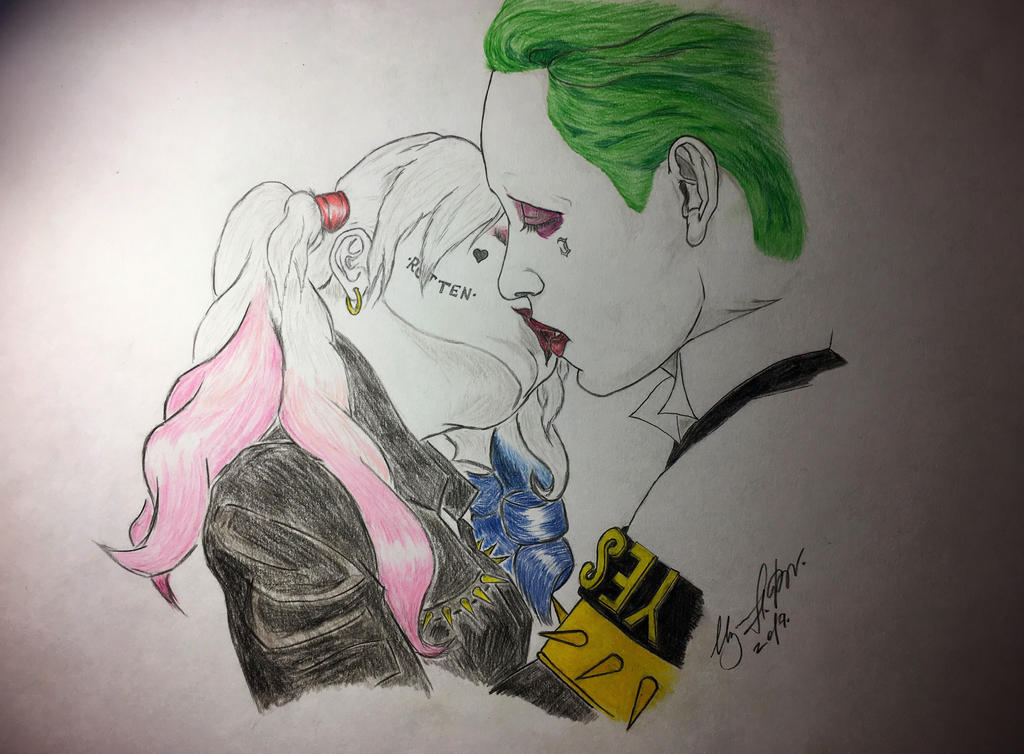 Joker and Harley Quinn love by IzmaylovNail on DeviantArt