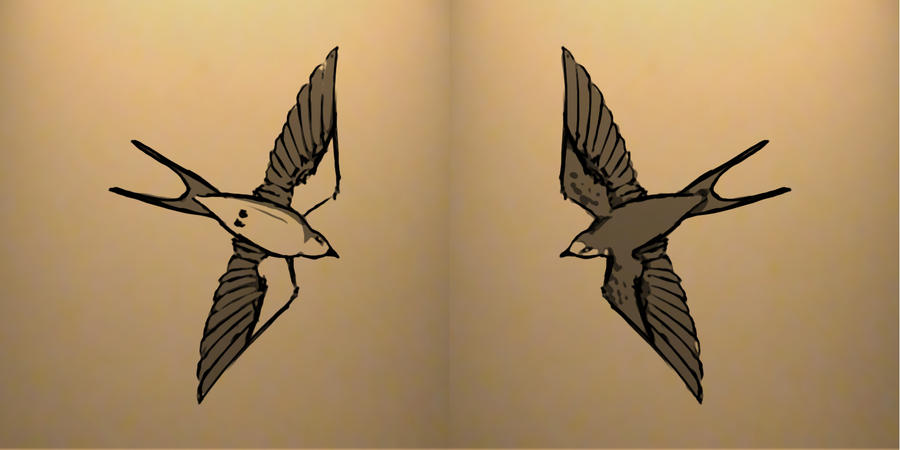 Swallow Tattoo Design By Volt Reborn On Deviantart Swallow Tattoo Design By Volt Reborn