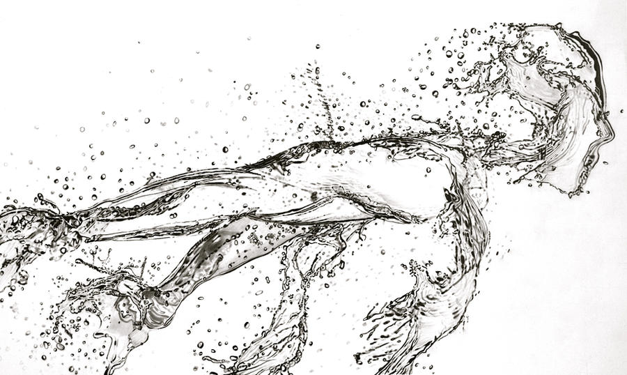 Running Water (Pencil)