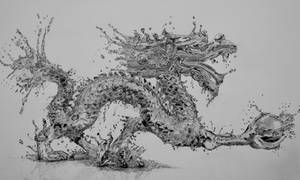 Water Dragon (Pencil)