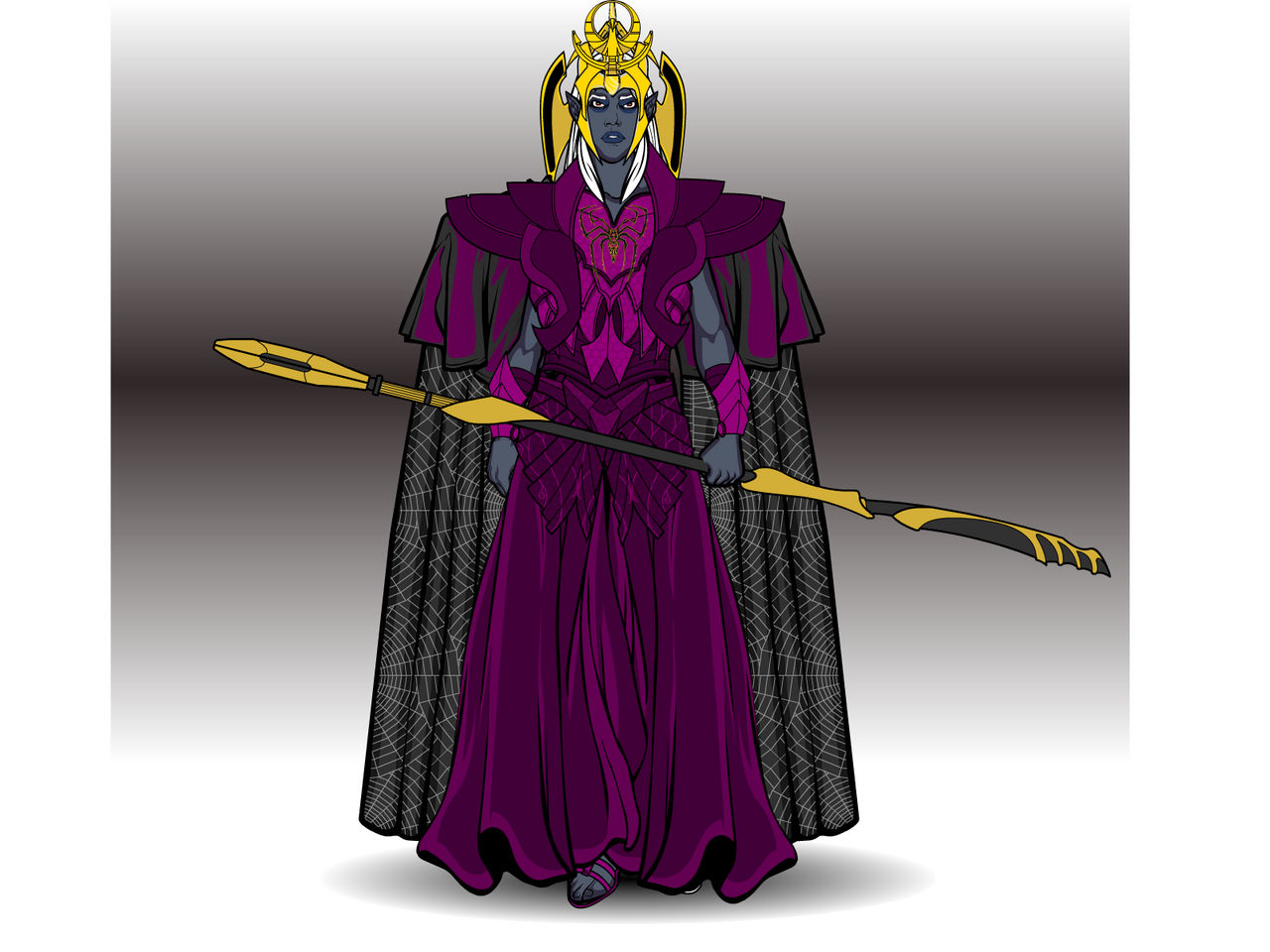 Drow In Robe Wizard DROW WIZARD - HM3 CDC by SteelGeneral2 on DeviantArt