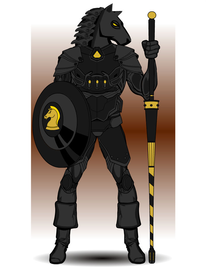Chess Knight Deviantart CHESS - BLACK KNIGHT by SteelGeneral2 on DeviantArt