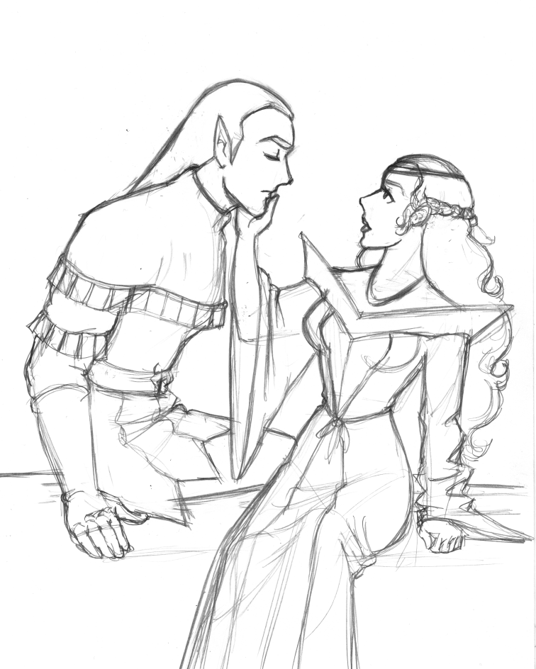 Lotor and Allura Pencil Rough