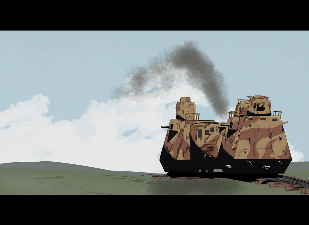 Alpine Armored Train An armored train by B-17man on DeviantArt