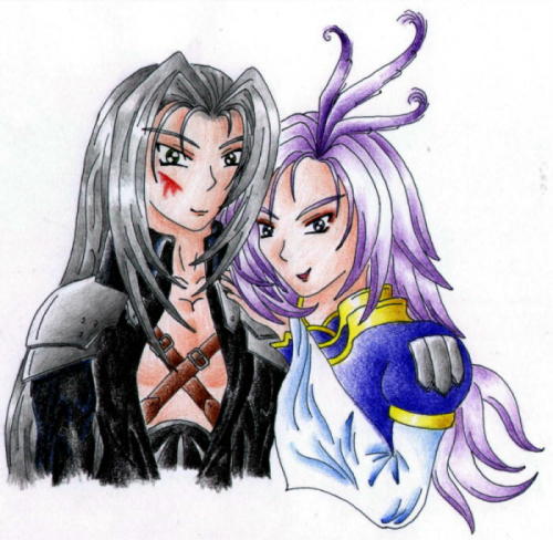 Kuja and Sephiroth