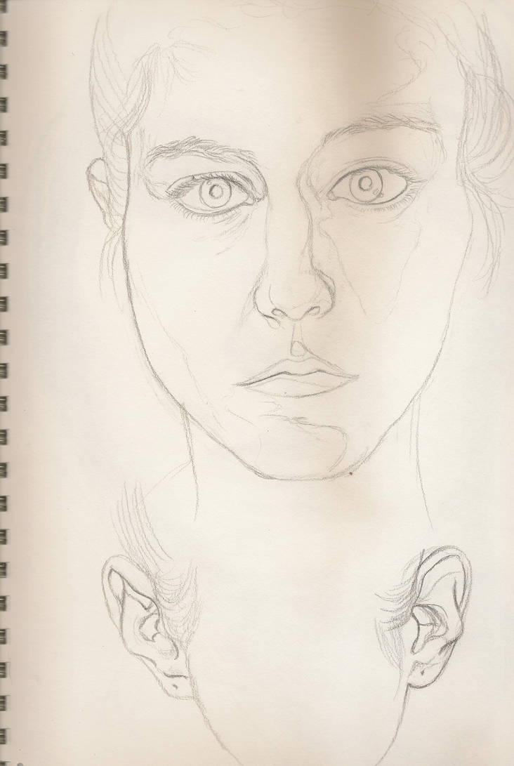 Line self portrait by RedBeanie123 on DeviantArt