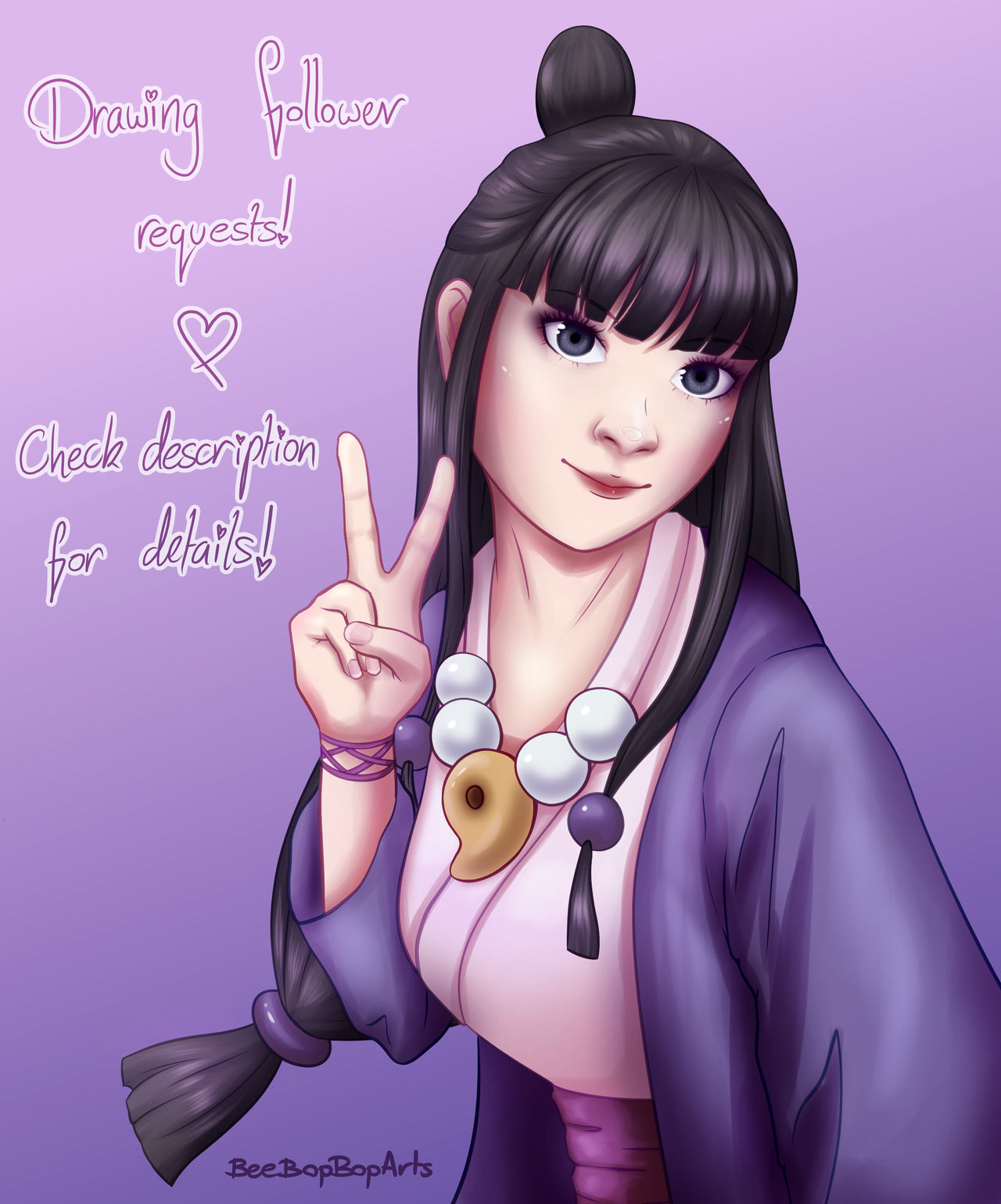 Maya Fey ~ Introducing Follower Request Friday! by BeeBopBopArts on ...