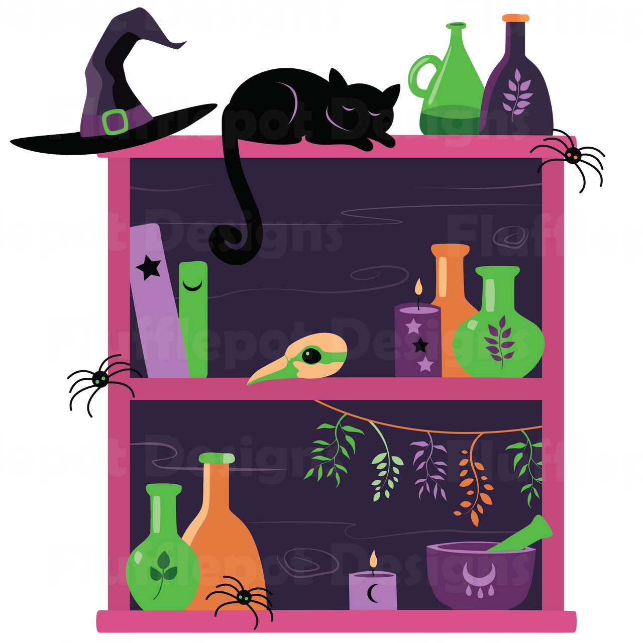 Witch's Shelf by Flufflepot on DeviantArt