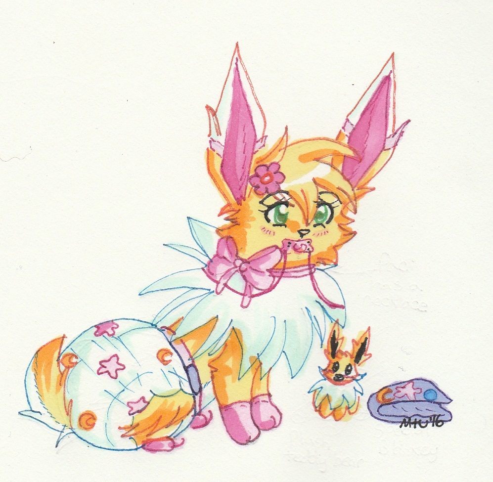 Tinsle Dace the Baby Jolteon