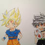 Copics 4 Super Saiyan Goku and Pensuke