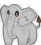 Free Mini Pixel Elephant