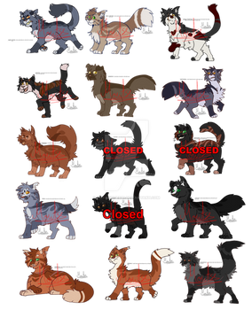 [OTA] Warrior cat's adopts - 14/15 OPEN