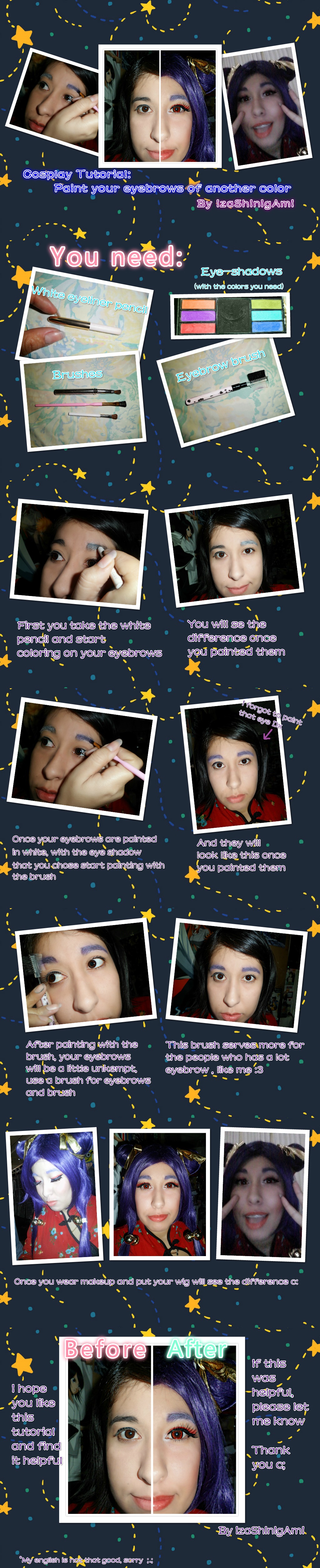 Cosplay Tutorial: Painting your eyebrows