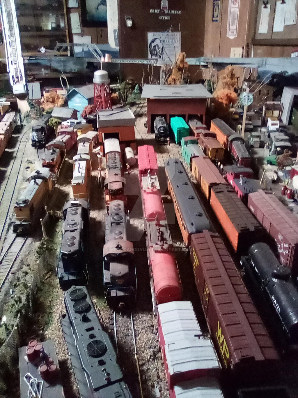 My old Ho scale layout by SracoArgonian on DeviantArt