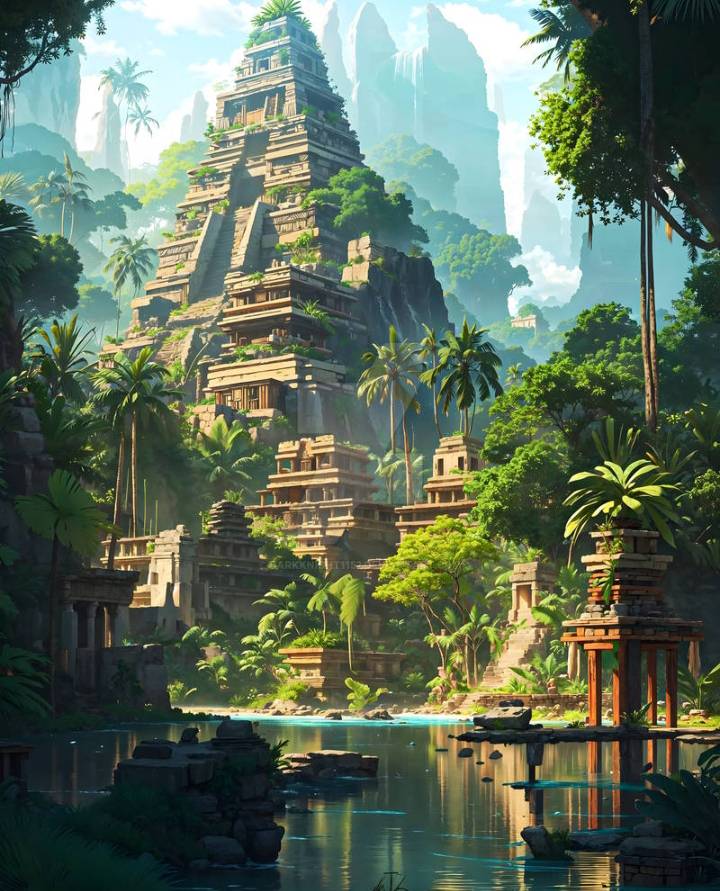 Aztec Temples Nice Aztecs temple in the mexican jungle by Akmalthoriqindo1 on DeviantArt