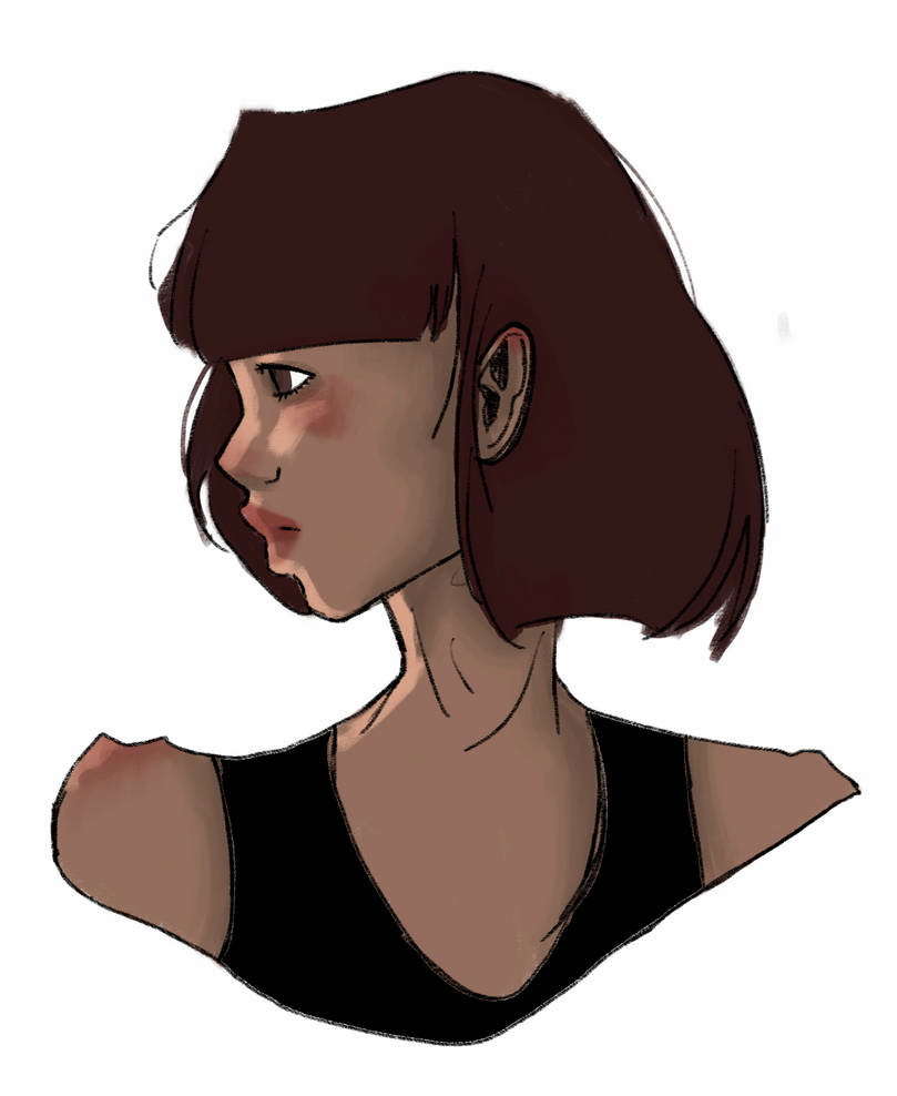 Side profile by Allunni on DeviantArt