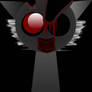 Gray Frowny Fox Monster Phase 8 Old BlueGT