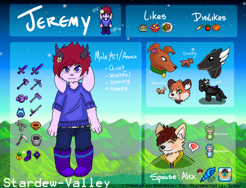 SDV: Farmer Jeremy (Anthro Mod)