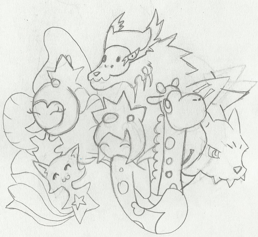 fakemon sketches by acors on DeviantArt