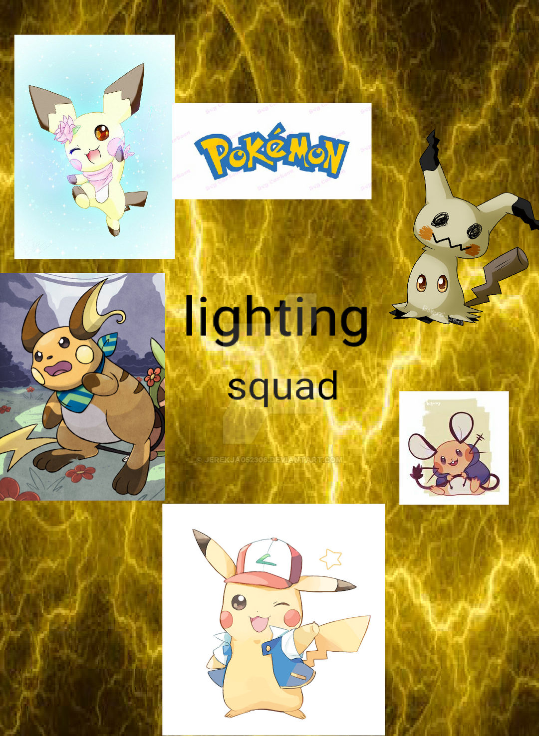 Pokemon lighting squad by jerekJA052306 on DeviantArt
