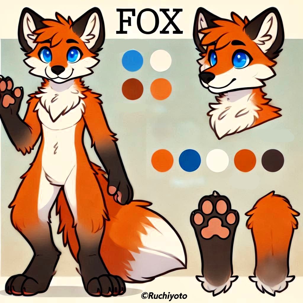 Fox Rabbit Fursona Ruchiyoto's Fox Fursona Reference by Ruchiyoto on DeviantArt