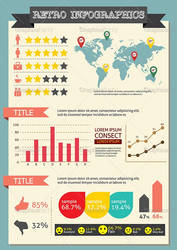 Retro Style Infographics