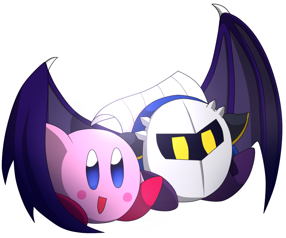 Kirby y Meta Knight by GistMellow on DeviantArt