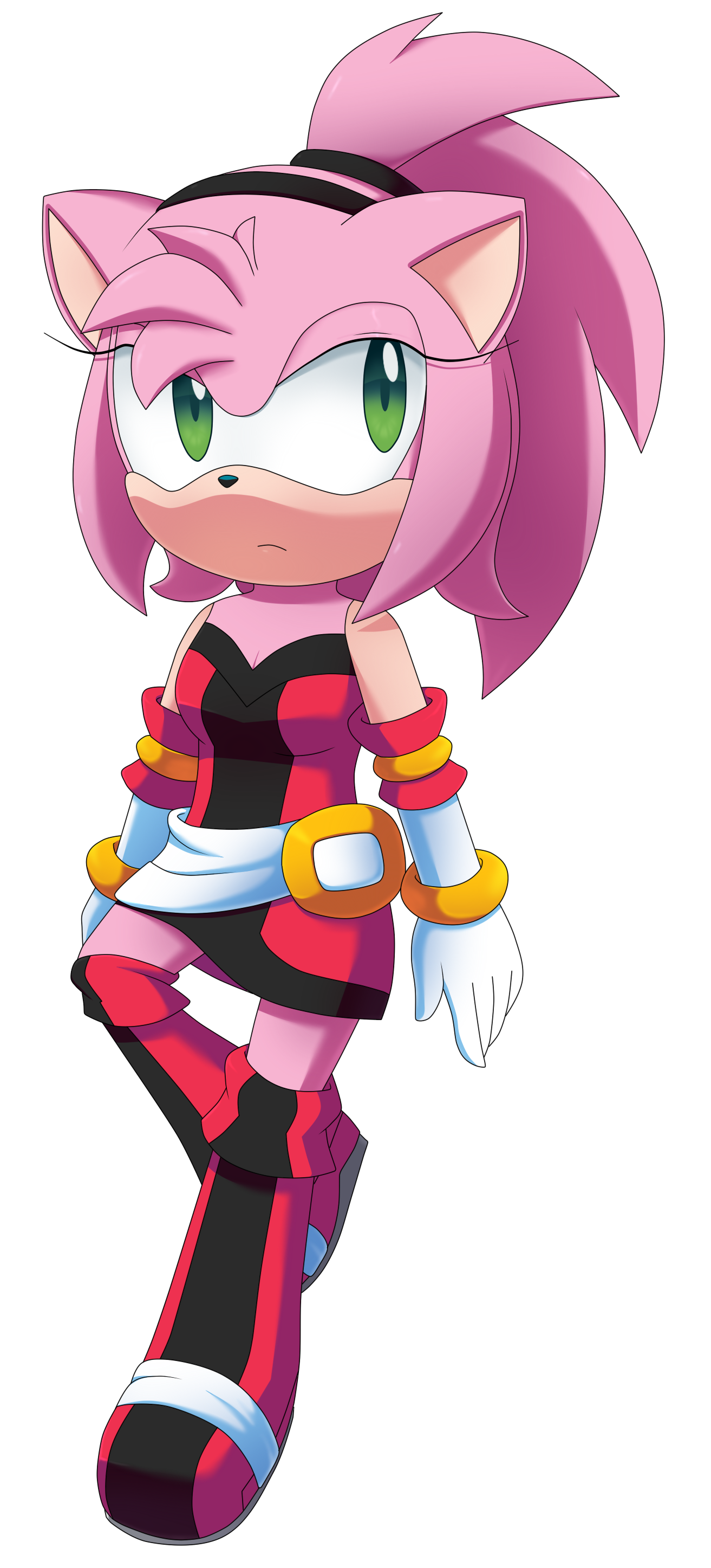 The Infinately Scaleable Amy Rose (SONIC X) by rosyfan12 on DeviantArt