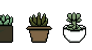 Pixel Succulents