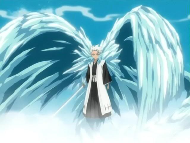 HITSUGAYA'S BANKAI LOOKS LIKE-